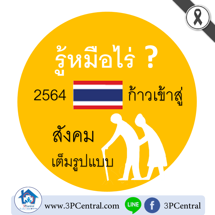 รู้หมือไร่? ประเทศไทย เป็นสังคมผู้สูงอายุแล้ว !